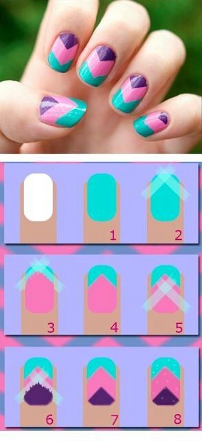 Nail Tutorials: How to Use Scotch Tape