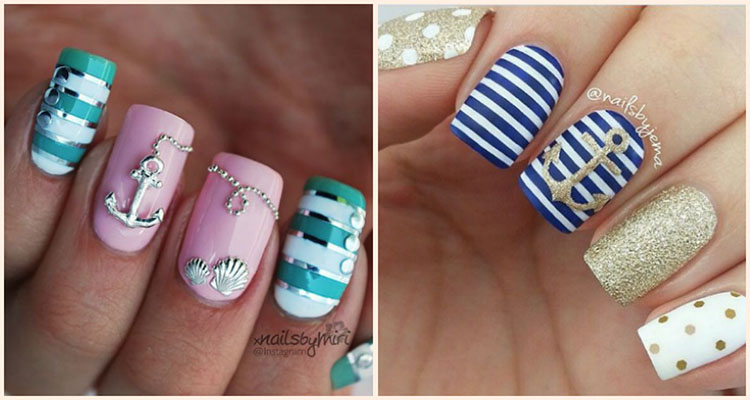 Top 10 Nautical Nail Art That Are Perfect For Summ
