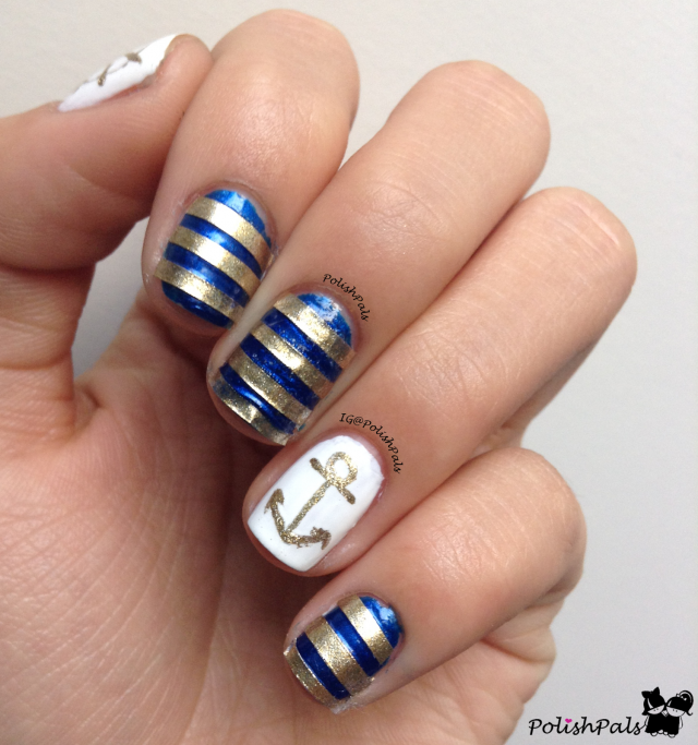 Nautical Nail Art Designs