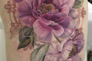 15 No Line Flower Tattoos You Must Love | Blumentattoos, Blumen .