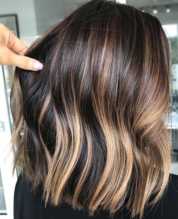 43 Best Bob and Lob Haircuts for Summer 2019 | Brunette balayage .