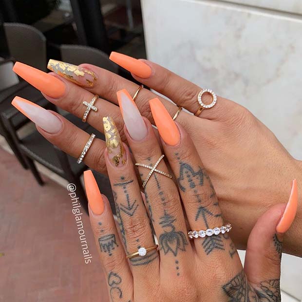 23 of the Best Orange Nail Art Ideas and Designs | Page 2 of 2 .