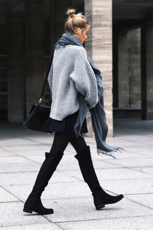 A Casual Way To Style Over-The-Knee Boots (Le Fashion) | Fashion .