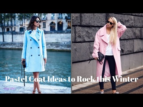 Pastel Coat Ideas to Rock this Winter - YouTu
