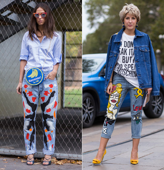 Patchwork Jeans is Becoming a Serious Trend - F