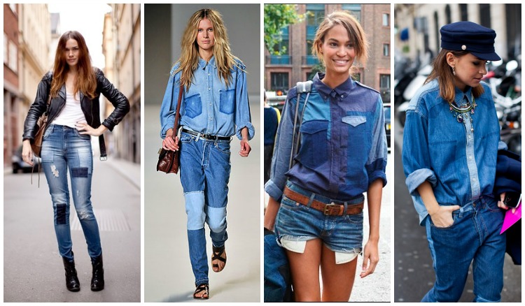 Denim Trend: Patchwork Jeans & Shirts – Orta B