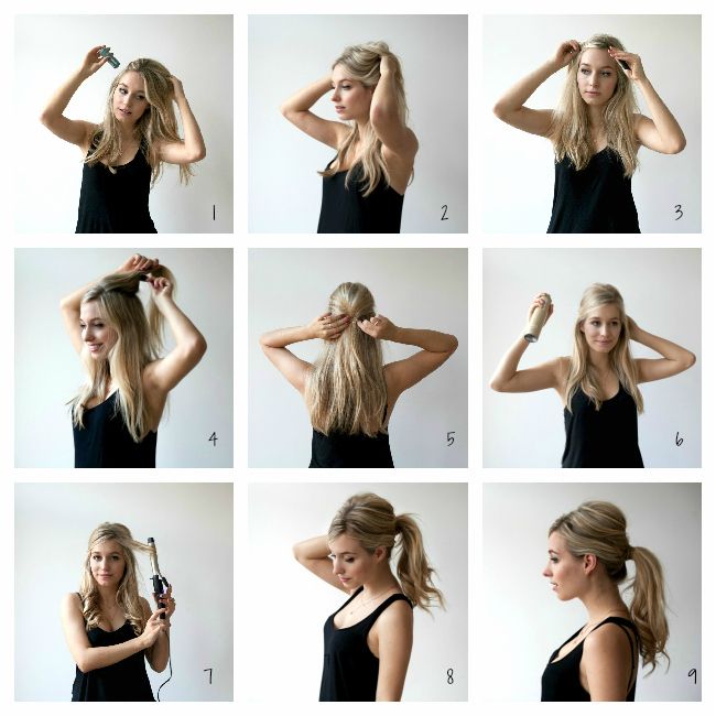 DIY SIXTIES PONYTAIL TUTORIAL ponytail diy diy ideas easy diy diy .