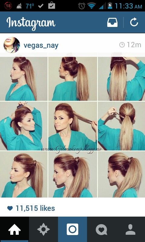 Rock star pony tail tutorial | High ponytail hairstyles, Perfect .