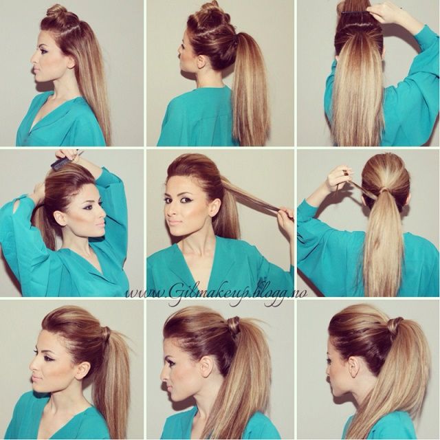 How To Make The Perfect Party Ponytail | Long hair styles, Perfect .