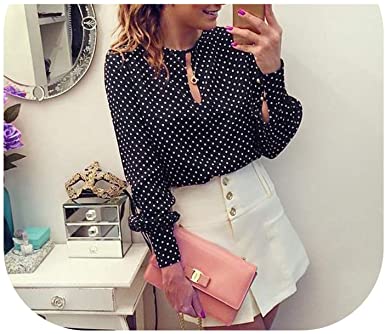 2019 New Arrival Women Tops Casual O-Neck Long Sleeves Blouses .