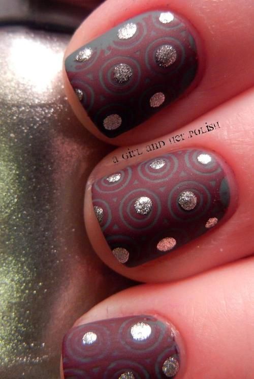 15 Polka-dot Nail Arts You Won't Miss | Dot nail designs, Dot nail .