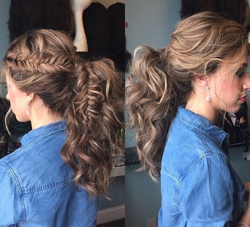 30 Eye-Catching Ways to Style Curly and Wavy Ponytails | Wavy .