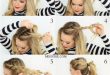 Easy 5-Minute Ponytail Tutorials For The Hot Summer Days .