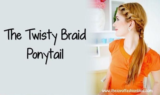 Summer Hairstyles Ideas: Twisty Braid Ponytail Hair Style .