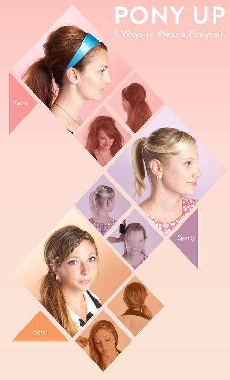 Pony Up: 3 Chic Ponytail Tutorials for a Cool Summer - | Ponytail .