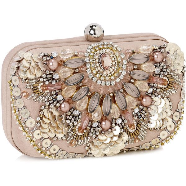 Accessorize Amazing Phoebe Embroidered Hardcase Clutch ($79 .