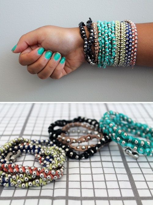 Pretty Bracelet Tutorials - Fashiontrends4everybody | Diy jewelry .