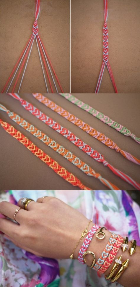 16 Pretty Bracelet Tutorials | Diy bracelets easy, Bracelet crafts .