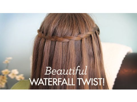 Pretty Cute Waterfall Hairstyles for
  Girls