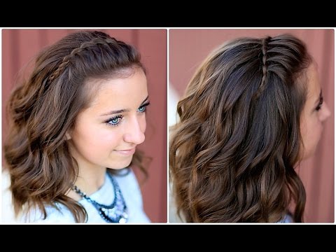 DIY Faux Waterfall Headband | Cute Girls Hairstyles - YouTu