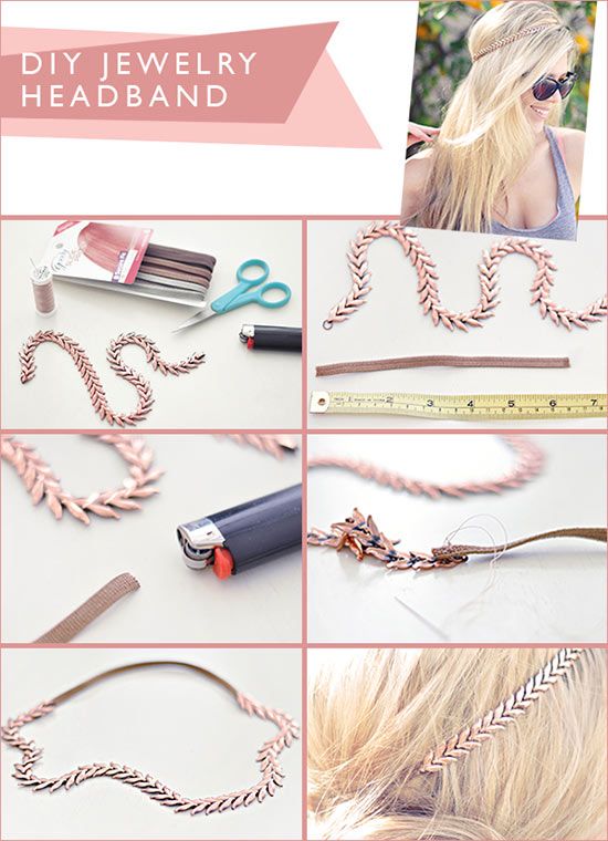 15 Cute DIY Headband Tutorials | Diy hair accessories, Diy clothes .