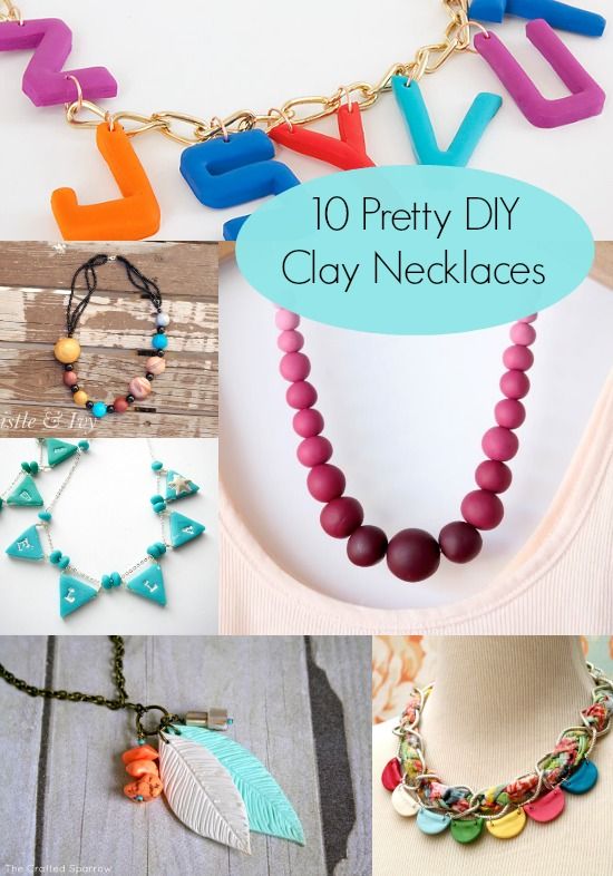 Make a Pretty Clay Necklace with One of These Ideas | Pretty .