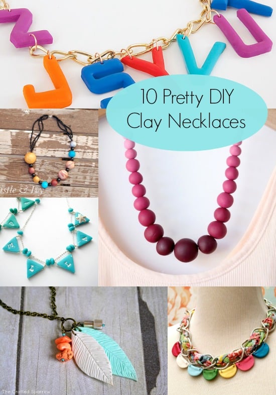 Make a Pretty Clay Necklace with One of These Ideas - DIY Can