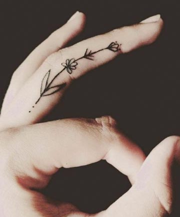 Pretty Finger Tattoo Designs