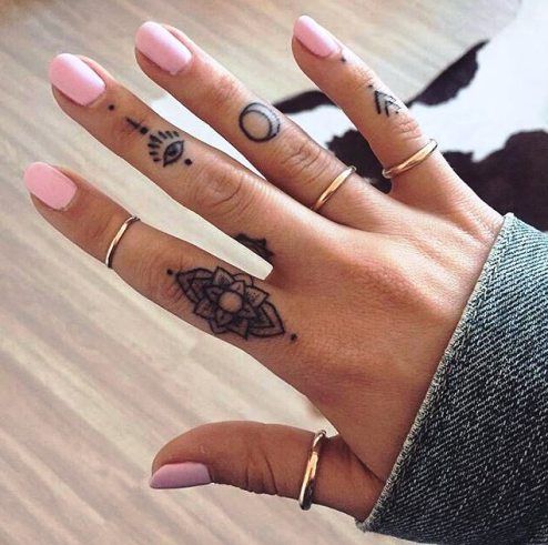 33 Small & Meaningful Finger Tattoos Ideas | Finger tattoos .