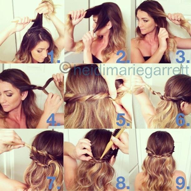 4 Cute Hairstyles for Spring! Check the Hair Tutorials Here .