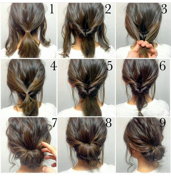 quick-hairstyle-tutorials-for-office-women-33 (With images) | Long .