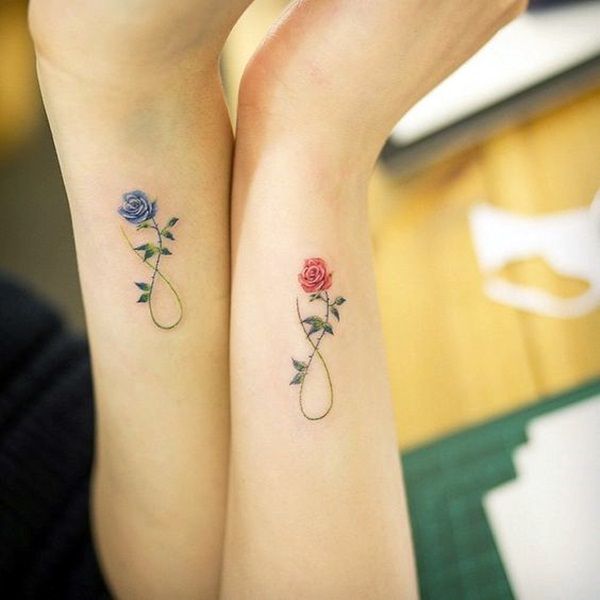 Pretty Mother-daughter Tattoo Designs