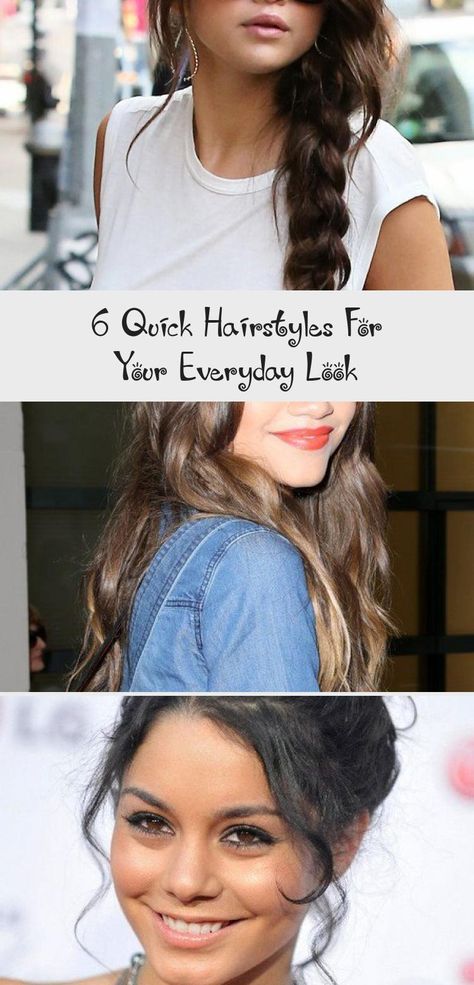 Quick Hairstyles for Your Everyday Look