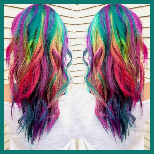 Rainbow Hairstyles 146262 20 Rainbow Hair to Join the Unicorn .