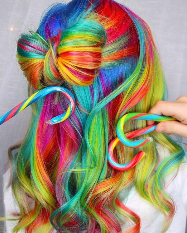 97 Cool Rainbow Hair Color Ideas to Rock Your Summ