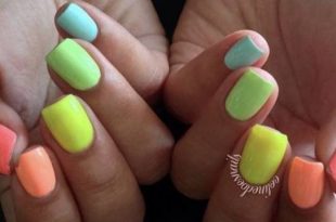 20 Rainbow Nail Art Designs For Colorful Souls | CafeM