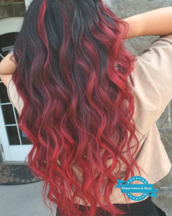 Red Ombre Hairstyles