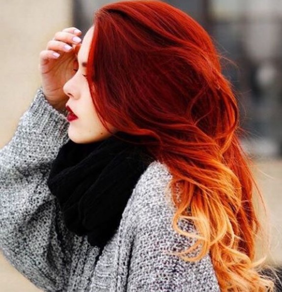 18 Most Popular Red Ombre Hair Ideas/ Ombre Hairstyles .