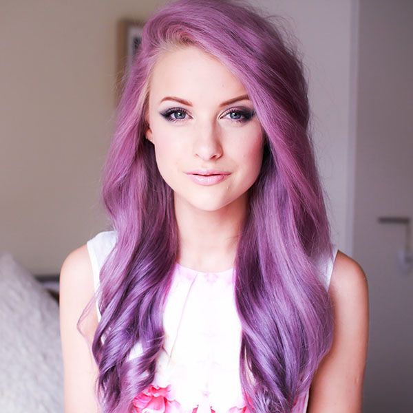 30 Cute Purple Hairstyle for Girls 2019 – New Purple Shades .