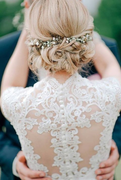 36 Inspiring Spring Wedding Hairstyle Ideas | Romantic wedding .