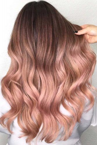 Why And How To Get A Rose Gold Hair Color | Gold hair colors .