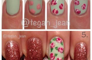 Rose Nail Tutorials You Must Love for Summer - Pretty Desig