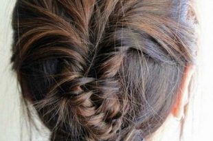 Sassy Braided Updo Designs You Won't Miss [post_tags #messyUpdos .