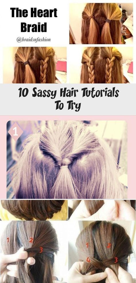 10 Sassy Hair Tutorials To Try | Professional hairstyles, Sassy .
