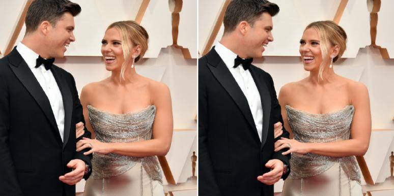 Is Scarlett Johansson Pregnant With Colin Jost's Baby? Oscars Red .
