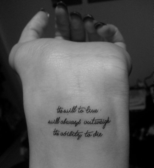 Simple-quote-wrist-tattoo | Wrist tattoos girls, Wrist tattoos for .