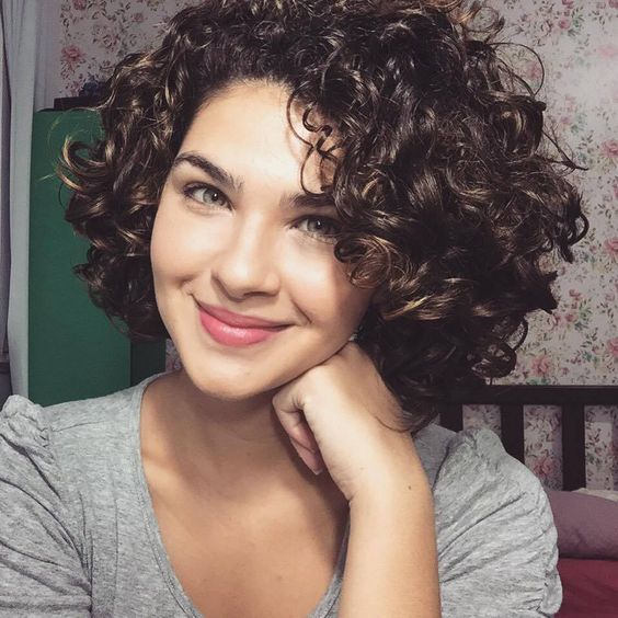 Women's Cute Short Curly Hairstyles for 2017 Spring | Curly hair .