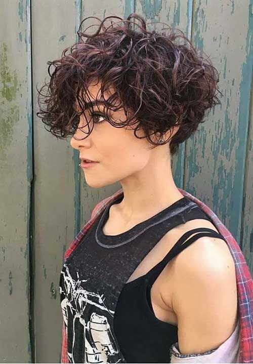 20 Stylish Curly Short Hairstyles For 2018 Summer , Having short .