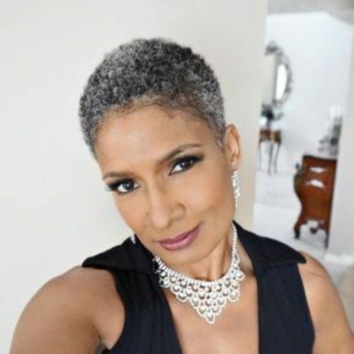 Shiny 58 Short Hairstyles for Black Women over 50 | Colored hair .