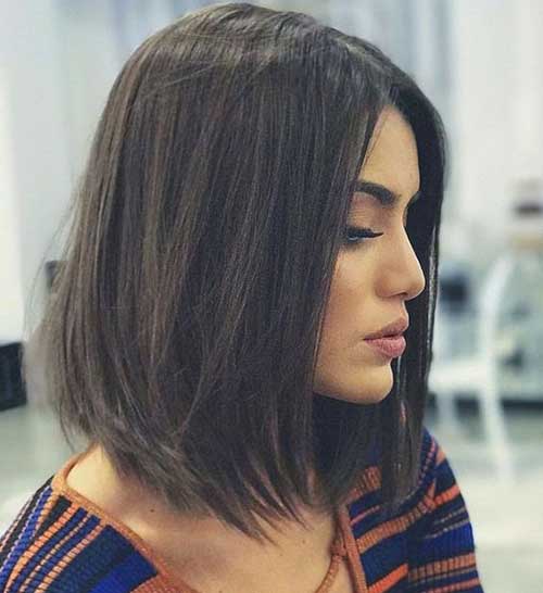20 Short Straight Cuts to Give Inspiration - Short Hairstyle